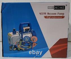 Vivo Home VH322 110V 1/3 HP 4CFM Single Stage Rotary Vane Air Vacuum Pump