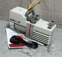 WELCH 3021-01 Vacuum Pump. 4 hp 1 Ph 115V AC 0.37 cfm Free Air Displacement