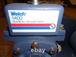 WELCH DUOSEAL 1400B-01 Vacuum Pump 1/3 hp, 1 Phase, 115V AC 1400