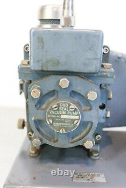 Welch 1400 DuoSeal Rotary Vane Vacuum Pump // WORKS WELL // 115VAC // Duo Seal