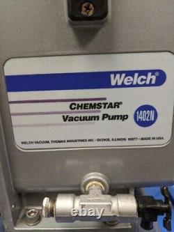 Welch Chemstar 1402N-01 Vacuum Pump 1/2HP PH1 115V for Corrosion gas 5.6cfm