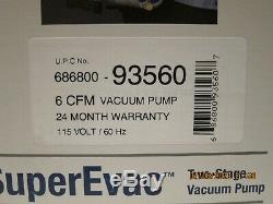 Yellow Jacket 93560 SuperEvac 6 CFM Vacuum Pump F/SHIP NEW IN SEALED BOX 12/2019