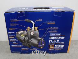 Yellow Jacket 93740 SuperEvacT PLUS II 4 CFM Vacuum Pump, Brushless DC Motor