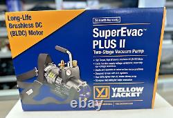 Yellow Jacket 93780 SuperEvac Plus II Vacuum Pump 8 CFM with Brushless DC (BLDC)