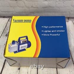 Zeny VP125+ Blue 1/4 HP 3,5CFM Single High Performance Compact Vacuum Pump