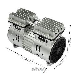 Compresseur de pompe à air sans huile 550W tête de pompe à vide petite air silencieuse 125L/min 4.5CFM