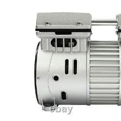 Compresseur de pompe à air sans huile 550W tête de pompe à vide petite air silencieuse 125L/min 4.5CFM