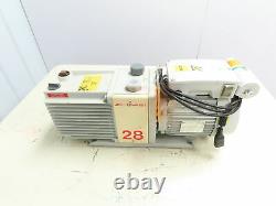 Edwards Agilent E2m28 Rotary Vane Double Stage Vacuum Pump 1hp 1phase 21 Cfm