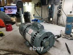 Gast 3/4 HP Rot Vane Vacuum Pump 1725 RPM 10.0 Cfm 115/230 Vac 1023-v3078b-g6