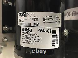 Gast Oil-moins 200-240v 1ph 100psi 2cfm Max Compresseur D'air-71r142-p001b-d301x
