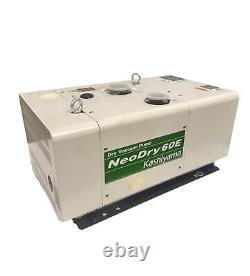 Kashiyama Neodry 60E Pompe à vide sèche refroidie à l'air 35,3 CFM 200-240V 3 Ph Nouveau 2020