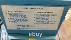 Kinney Tuthill Ktc-21 Pompe À Piston Rotatif 21cfm 1,5hp