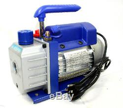 Nouveau 1 Etape Électrique Réfrigérant 2.5cfm Pompe Vacuum Hvac 1/4 HP