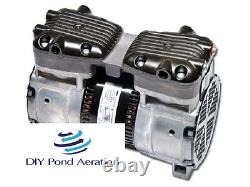 Nouveau 115v 87r Gast Compresseur Vacuum Pump 27+hg 1/2hp Placage/aérer 4,5cfm