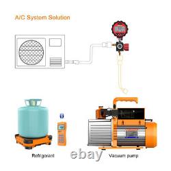 Outils de détection de fuite Elitech HVAC/ Balance de réfrigérant/ Pompe à vide/ Manomètres de pression