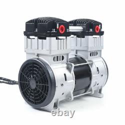 Pompe à air silencieuse de 1100W 7CFM Compresseur de tête de pompe à vide sans huile muet de petite taille