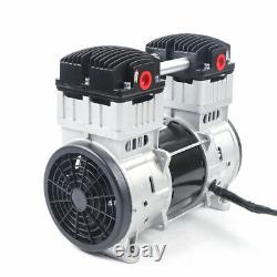 Pompe à air silencieuse de 1100W 7CFM Compresseur de tête de pompe à vide sans huile muet de petite taille