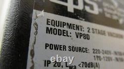 Pompe à vide CPS 8cfm vp80 2 étages