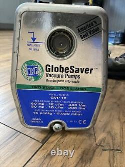 Pompe à vide Globesaver Gvp12 12cfm à 2 étages sans cordon