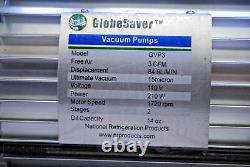 Pompe à vide NRP GVP3, capacité d'huile de 14 oz, 3 CFM