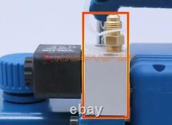 Pompe à vide à palettes rotatives 1PC Stage avec jauge 4.3CFM 1/3HP Réfrigération d'air 2Pa