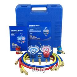 Pompe à vide d'air 3,5 CFM 1/4HP HVAC &R134A R410a R22 Kit AC A/C Manifold Gauge Set