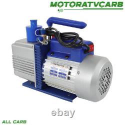 Pompe à vide d'air HVAC à palettes rotatives monophasée de 1 HP 9,6 CFM 110V ALL-CARB