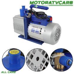 Pompe à vide d'air HVAC à palettes rotatives monophasée de 1 HP 9,6 CFM 110V ALL-CARB