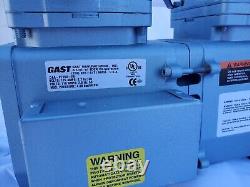 Pompe à vide haute capacité Refurb Gast DAA-V715A-EB avec manomètre/régulateur, livraison gratuite