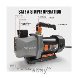 Pompe à vide montée sur véhicule à un seul étage AUTOGEN 3,5CFM 12V CC 60 microns 1/4