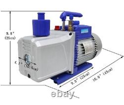 Pompes à vide à lobes rotatifs à deux étages 12CFM 110V/60Hz 19.78.713 37.4lbs