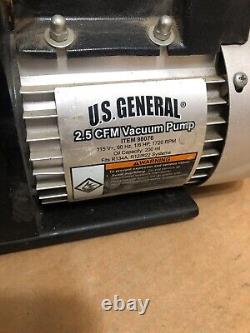 R184777 Us General 2.5cfm Pompe À Vide 1/6hp 1720 RPM