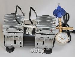 Regulated Goat Bucket Milker Machine 5.5 Cfm Piston Vacuum Pump Bucket Pulsator
