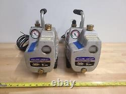 Ritchie Yellow Jacket 93560 SuperEvacT 6 CFM 2 Stage Vacuum Pump  <br/> 	 	 	<br/>
Translate to French: Pompe à vide à deux étages Ritchie Yellow Jacket 93560 SuperEvacT 6 CFM