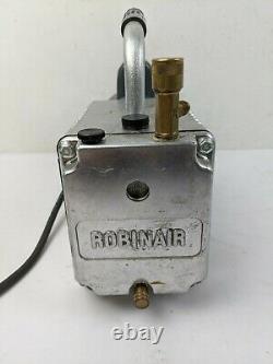Robinair High Vacuum Pump Model 15101-b, 115v, 5 Cfm Capacité