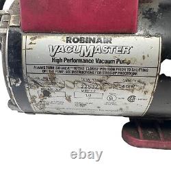 Robinair Vacumaster Pompe à vide haute performance 6 CFM 15600 avec moteurs GE