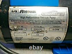 Spx Robinair Cooltech Pompe À Vide Haute Performance 6 Cfm #15600 Ts