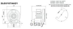 Traduisez ce titre en français : SOP Industriel 2 CV 2LG5107AA21 Soufflante Régénératrice, Pompe à Vide 115V, 150 CFM.