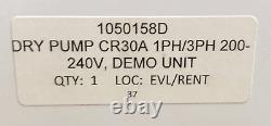 Ulvac Dry Vacuum Pump Cr30 Cr30a 1 Ou 3 Phases 30 M3/h 17,6 Cfm Sans Huile Dn 25 Kf
