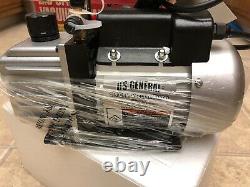 Us General 2.5 Cfm Réfrigérateur Climatisation Pompe À Vide 115v Mint! 98076 U. S