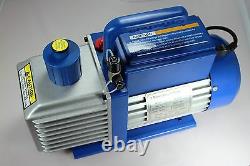 Vacuum Pump 9 Cfm, 2 Stages, 1hp, 110-220v / 50-60hz Tous Les Réfrigérants