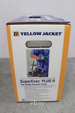 Veste jaune 93740 SuperEvacT PLUS II 4 CFM Pompe à vide, moteur à courant continu sans balai