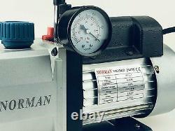 Weberaffichage Norman Single Stage 1 Stage 4 Cfm 1/3 HP Rotary Vane Vacuum P