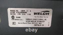 Welch Duoseal 1400b-01 1/3 HP 0,9 Max Cfm Déplacement Pompe À Vide 115v